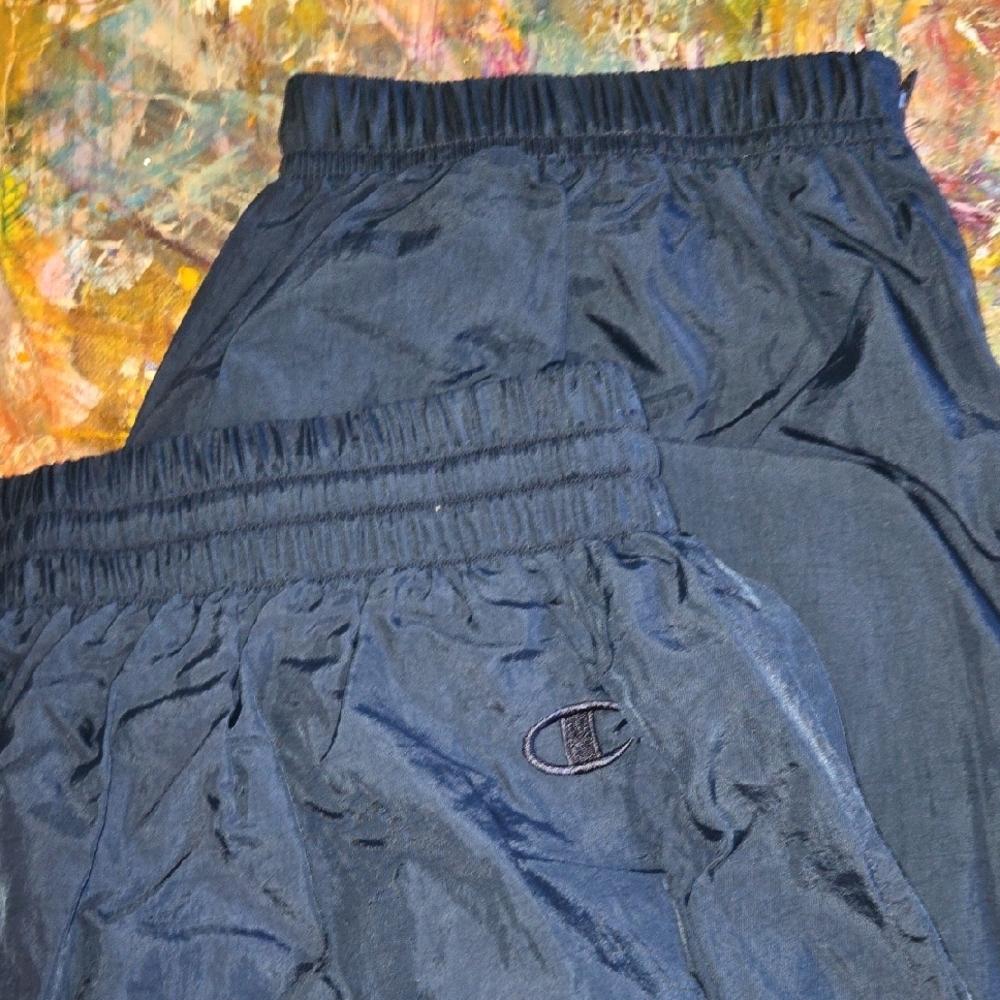 Navy Blue Track Pants - Picture 2 of 8